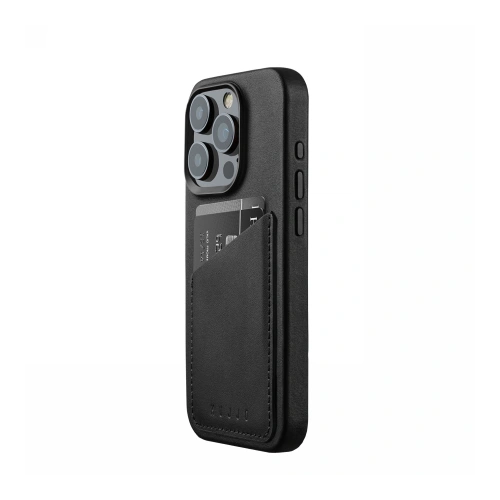 Kup Etui Mujjo Full Leather Wallet Case Apple iPhone 15 Pro MagSafe (black) - MUJ99 - {ean13} - Sklep Home Screen