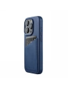 Kup Etui Mujjo Full Leather Wallet Case Apple iPhone 15 Pro MagSafe (monaco blue) - MUJ100 - {ean13} - Sklep Home Screen
