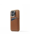 Etui Mujjo Husa din Piele Completă pentru Apple iPhone 15 Pro MagSafe (tan)