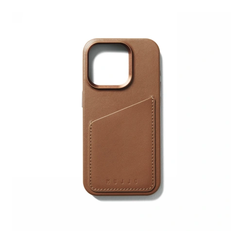 Kup Etui Mujjo Full Leather Wallet Case Apple iPhone 15 Pro MagSafe (tan) - MUJ101 - {ean13} - Sklep Home Screen