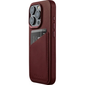 Kup Etui Mujjo Full Leather Wallet Case Apple iPhone 15 Pro MagSafe (burgundy) - MUJ102 - {ean13} - Sklep Home Screen