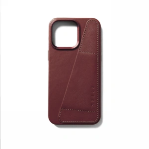 Buy Mujjo Full Leather Wallet Case Apple iPhone 15 Pro Max MagSafe (burgundy) - MUJ103 - {ean13} - Home Screen Store Europe