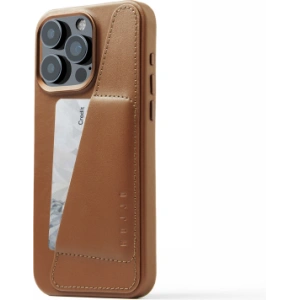 Kup Etui Mujjo Full Leather Wallet Case Apple iPhone 15 Pro Max MagSafe (tan) - MUJ104 - {ean13} - Sklep Home Screen