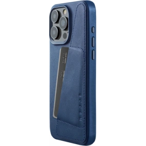 Kup Etui Mujjo Full Leather Wallet Case Apple iPhone 15 Pro Max MagSafe (monaco modrá) - MUJ105 - {ean13} - Sklep Home Screen