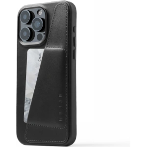 Kup Case Mujjo Full Leather Wallet Case Apple iPhone 15 Pro Max MagSafe (schwarz) - MUJ106 - {ean13} - Sklep Home Screen