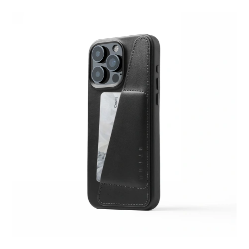 Kup Etui Mujjo Full Leather Wallet Case Apple iPhone 15 Pro Max MagSafe (černé) - MUJ106 - {ean13} - Sklep Home Screen