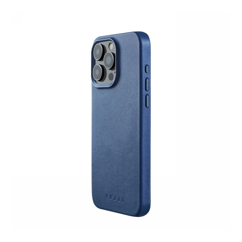 Kup Etui Mujjo Full Leather Case Apple iPhone 15 Pro Max MagSafe (albastru monaco) - MUJ109 - {ean13} - Sklep Home Screen