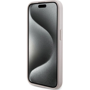 Kup Case Guess GUHMP15XG4GFRP Apple iPhone 15 Pro Max Hardcase 4G Collection Leder Metall-Logo MagSafe rosa/pink - GUE3254 - {ean13} - Sklep Home Screen