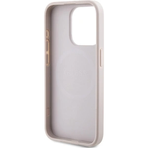 Buy Guess GUHMP15XG4GFRP Apple iPhone 15 Pro Max hardcase 4G Collection Leather Metal Logo MagSafe pink - GUE3254 - {ean13} - Home Screen Store Europe