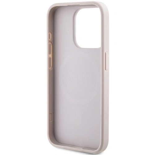Kup Etui Guess GUHMP15XG4GFRP Apple iPhone 15 Pro Max hardcase 4G Collection Leather Metal Logo MagSafe różowy/pink - GUE3254 - {ean13} - Sklep Home Screen