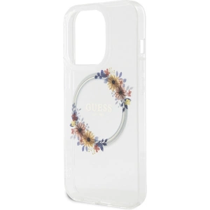 Kup Etui Guess GUHMP15XHFWFCT Apple iPhone 15 Pro Max hardcase IML Virágkoszorú MagSafe átlátszó - GUE3256 - {ean13} - Sklep Home Screen