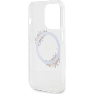 Kup Etui Guess GUHMP15XHFWFCT Apple iPhone 15 Pro Max hardcase IML Virágkoszorú MagSafe átlátszó - GUE3256 - {ean13} - Sklep Home Screen