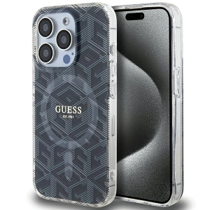 Kup Etui Guess GUHMP15XHGCUSTGK Apple iPhone 15 Pro Max hardcase IML GCube MagSafe negru/black - GUE3257 - {ean13} - Sklep Home Screen