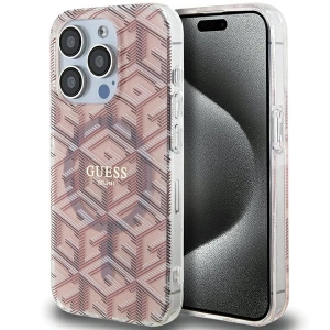 Kup Etui Guess GUHMP15XHGCUSTGP Apple iPhone 15 Pro Max hardcase IML GCube MagSafe różowy/pink - GUE3258 - {ean13} - Sklep Home Screen