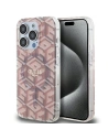 Guess GUHMP15XHGCUSTGP Apple iPhone 15 Pro Max hardcase IML GCube MagSafe pink