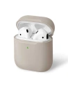 Etui UNIQ Lino AirPods 1/2 gen. Silicon bej/beige ivoire