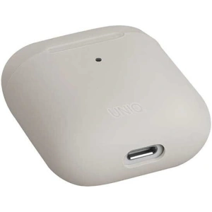 Kup Etui UNIQ Lino AirPods 1/2 gen. Silicone beżowy/beige ivory - UNIQ65IVORY - {ean13} - Sklep Home Screen