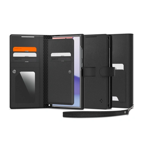 Kup Etui Spigen Wallet S Plus Samsung Galaxy S24 Ultra černé - SPN3342 - {ean13} - Sklep Home Screen
