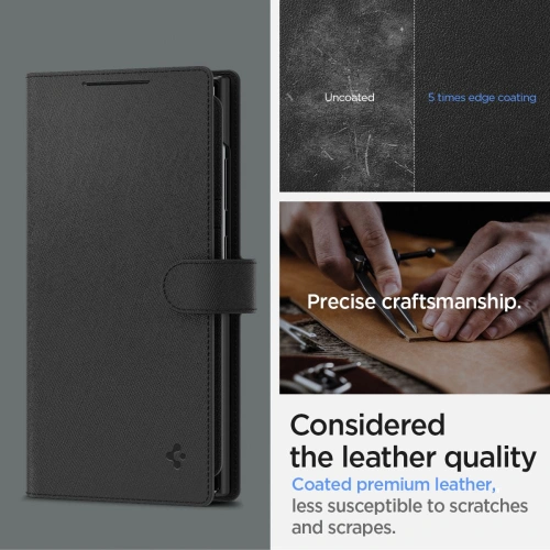 Kup Etui Spigen Wallet S Plus Samsung Galaxy S24 Ultra Fekete - SPN3342 - {ean13} - Sklep Home Screen