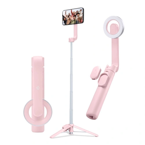 Kup Kijek Spigen S570W MagSafe Bluetooth Selfie Stick Stativ Misty Rose - SPN3343 - {ean13} - Sklep Home Screen