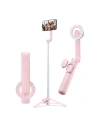 Kijek Spigen S570W MagSafe Bluetooth Selfie Stick Tripod Misty Rose