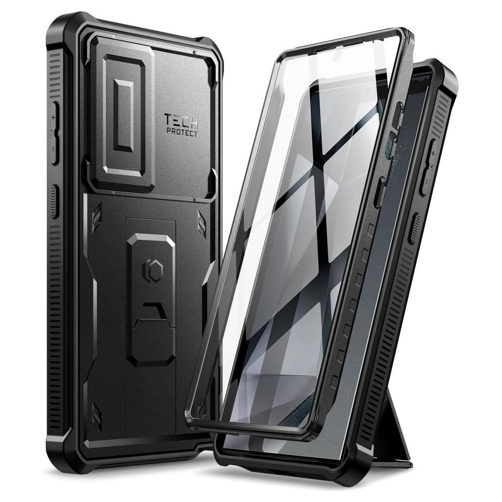 Etui Tech-Protect Kevlar Cam+ Samsung Galaxy S24 Ultra Black