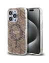 Guess GUHMP15XHGCUSTGW Apple iPhone 15 Pro Max hardcase IML GCube MagSafe brown