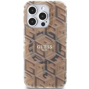 Kup Etui Guess GUHMP15XHGCUSTGW Apple iPhone 15 Pro Max hardcase IML GCube MagSafe brązowy/brown - GUE3259 - {ean13} - Sklep Home Screen