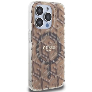 Kup Etui Guess GUHMP15XHGCUSTGW Apple iPhone 15 Pro Max hardcase IML GCube MagSafe brązowy/brown - GUE3259 - {ean13} - Sklep Home Screen