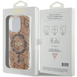 Kup Etui Guess GUHMP15XHGCUSTGW Apple iPhone 15 Pro Max hardcase IML GCube MagSafe brązowy/brown - GUE3259 - {ean13} - Sklep Home Screen