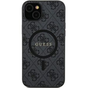 Kup Etui Guess GUHMS24LG4GFRK Samsung Galaxy S24 Ultra hardcase 4G Collection Leather Metal Logo MagSafe czarny/black - GUE3260 - {ean13} - Sklep Home Screen
