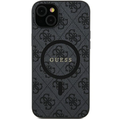 Kup Case Guess GUHMS24SG4GFRK Samsung Galaxy S24 Hardcase 4G Kollektion Leder Metall Logo MagSafe schwarz/black - GUE3262 - {ean13} - Sklep Home Screen