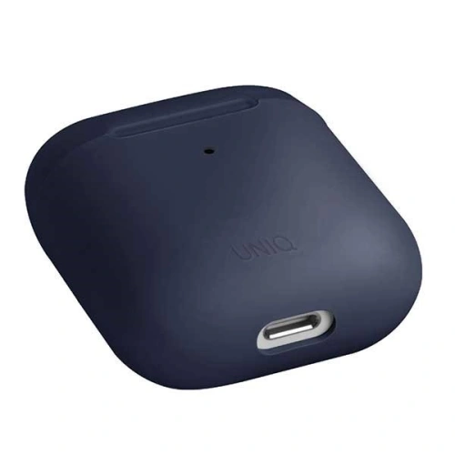Kup Etui UNIQ Lino AirPods 1/2 gen. silikonové modré/indigo modré - UNIQ66BLUE - {ean13} - Sklep Home Screen