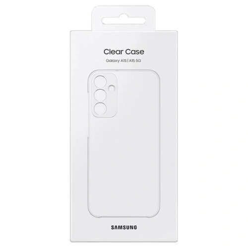 Kup Etui Samsung EF-QA156CTEGWW Samsung Galaxy A15 Clear Cover transparent/clar - SMG1083 - {ean13} - Sklep Home Screen