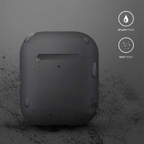Kup Etui UNIQ Lino AirPods 1/2 gen. silikonové modré/indigo modré - UNIQ66BLUE - {ean13} - Sklep Home Screen
