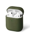 UNIQ Lino AirPods 1/2 Gen. Silikonhülle oliv/olivgrün