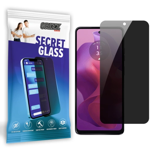 Matowe szkło prywatyzujące GrizzGlass SecretGlass do Motorola Moto G24
