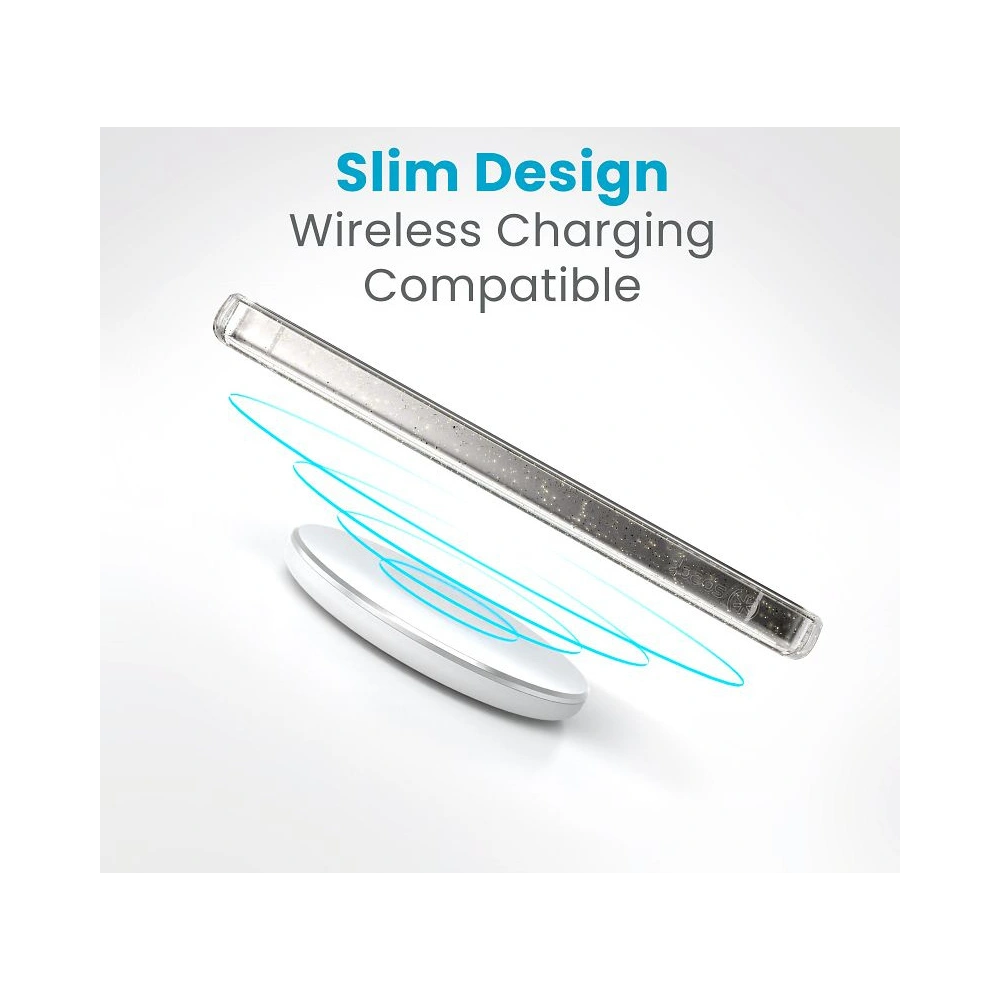 Etui Speck Presidio Lux Glitter Samsung Galaxy S24 clear/gold glitter