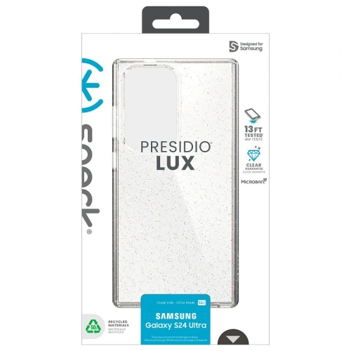 Buy Speck Presidio Lux Glitter Samsung Galaxy S24 Ultra clear/gold glitter - SPK594 - {ean13} - Home Screen Store Europe