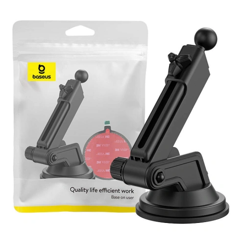 Buy Baseus Milky Way Pro Series car holder base with suction cup black - BSU4846 - {ean13} - Home Screen Store Europe