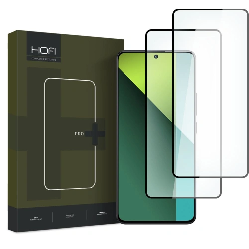 Kup Gehärtetes Glas Hofi Glass Pro+ Xiaomi Redmi Note 13 5G / 13 Pro 4G / 5G Schwarz [2 PACK] - HOFI474 - {ean13} - Sklep Home Screen