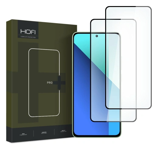 Kup Edzett üveg Hofi Glass Pro+ Xiaomi Redmi Note 13 4G / LTE Fekete [2 PACK] - HOFI475 - {ean13} - Sklep Home Screen