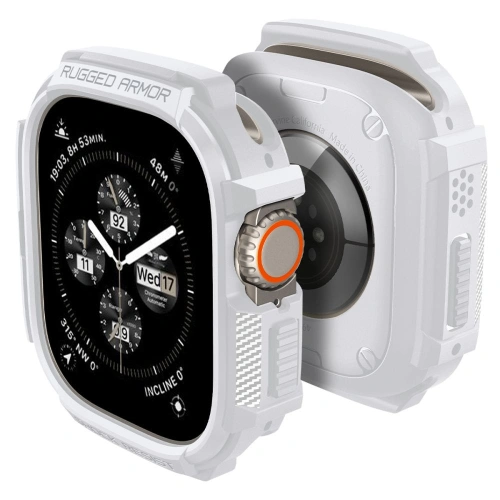 Buy Case Spigen Rugged Armor Apple Watch Ultra 1/2 49mm White - SPN3347 - {ean13} - Home Screen Store Europe