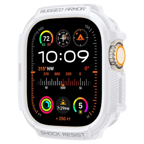Buy Case Spigen Rugged Armor Apple Watch Ultra 1/2 49mm White - SPN3347 - {ean13} - Home Screen Store Europe