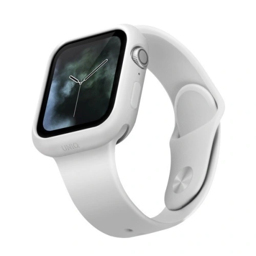 Kup Case UNIQ Lino Apple Watch 4/5/6/7/SE/8/9 40/41MM weiß/dove white - UNIQ70WHT - {ean13} - Sklep Home Screen