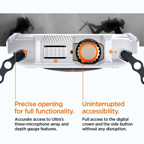 Buy Case Spigen Rugged Armor Apple Watch Ultra 1/2 49mm White - SPN3347 - {ean13} - Home Screen Store Europe