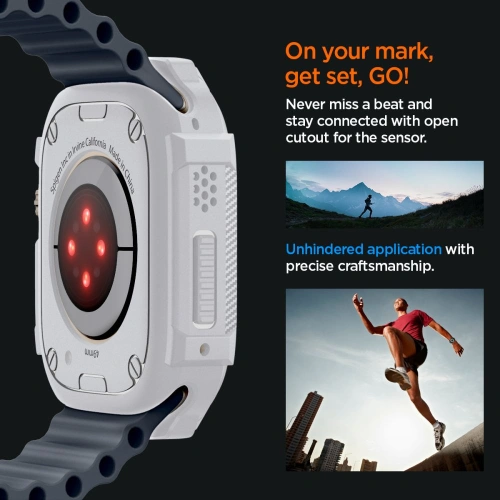 Buy Case Spigen Rugged Armor Apple Watch Ultra 1/2 49mm White - SPN3347 - {ean13} - Home Screen Store Europe