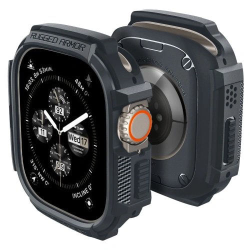 Kup Etui Spigen Rugged Armor Apple Watch Ultra 1/2 49mm Tmavě šedá - SPN3348 - {ean13} - Sklep Home Screen