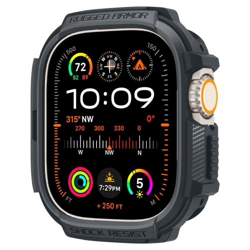 Kup Etui Spigen Rugged Armor Apple Watch Ultra 1/2 49mm Tmavě šedá - SPN3348 - {ean13} - Sklep Home Screen