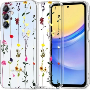 Etui Tech-Protect Flexair+ Samsung Galaxy A35 5G Zahradní květinový
